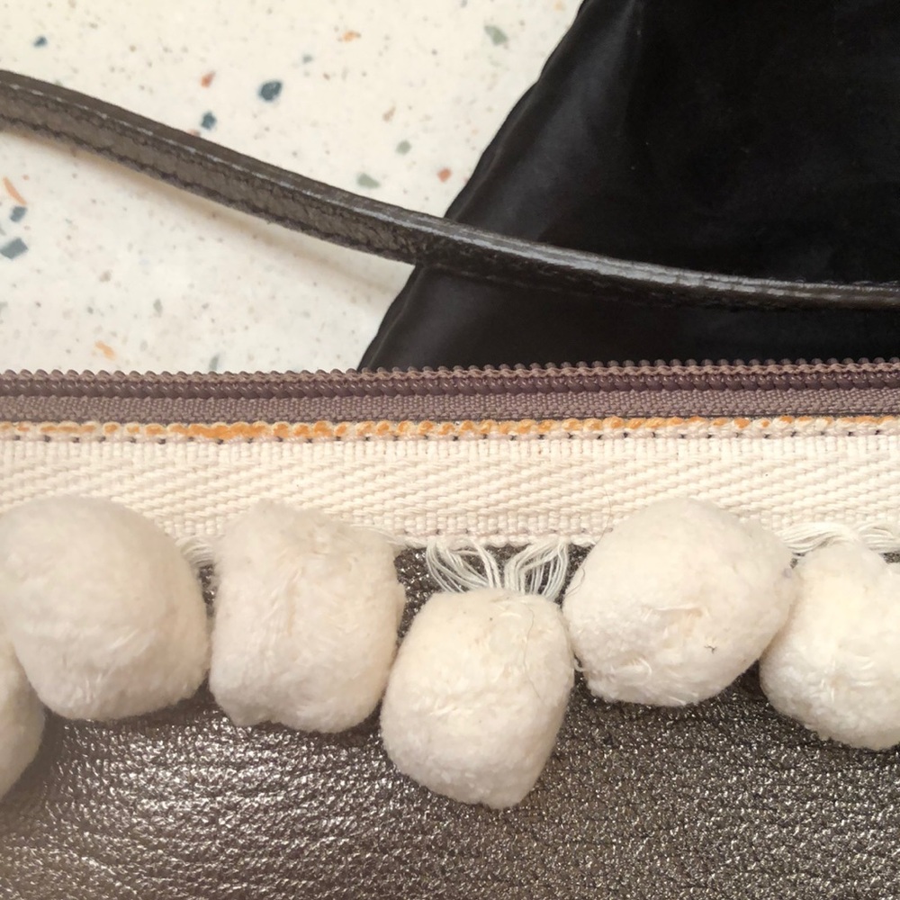 Yves Saint Laurent Pewter Leather Bag - Picture 12 of 16